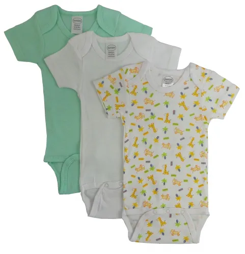 Bambini Layette Infant Wear - From: 004P To: 004S - BLI Bambini Preemie Boys Short Sleeve Printed Variety Pack Preemie