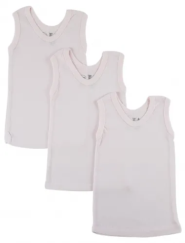 Bambini Layette Infant Wear - From: 03463L To: 03466L - BLI Bambini Pink Tank Top, 3 Pack