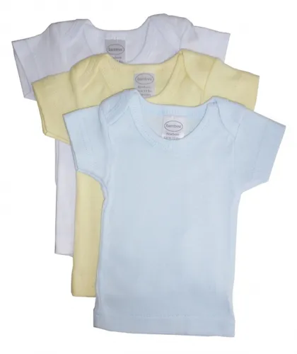 Bambini Layette Infant Wear - 056L-BLI - Bambini Boys Pastel Variety Short Sleeve Lap T-shirts - 3 Pack