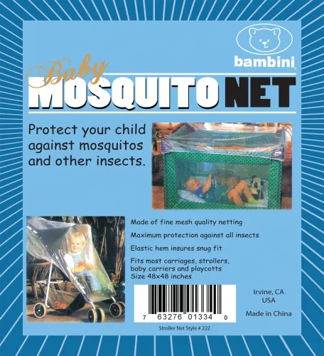 Bambini Layette Infant Wear - 222Pack-BLI - Bambini Play Pen &  Stroller Mosquito Net