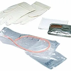 C.R. Bard - TOUCHLESS - 4A6044 - Bard Intermittent Catheter Kit, 14fr, Touchless Plus, Red Rubber, Unisex, 1100cc Collection Chamber, No Accessories