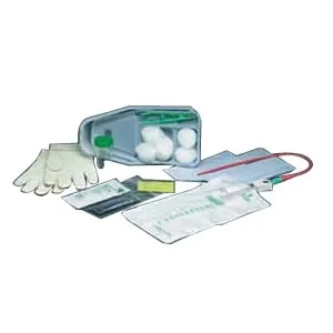 Bard Home Health Div - 770715 - Bi-Level Tray  16 fr Red Rubber Coude Catheter, Sterile, Single-use, Latex.