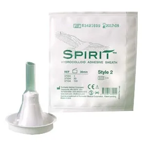 Rochester - Spirit - 37104 - Cath Ext Style 2 Hydrocolloid Sheath Male External Catheter
