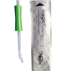 Bard Rochester - 50610 - Bard Magic3 Urethral Catheter Magic3 Coude Tip Hydrophilic Coated Silicone 10 Fr. 16 Inch