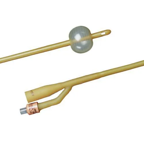 Bard Rochester - From: 0170SI12 To: 0170SI22 - Bard Home Health Div 100% Silicone Infection Control 2 Way Foley Catheter 22 Fr 5 cc, 16" Length, Coude Tip,  Silver Hydrogel Coated, Latex free