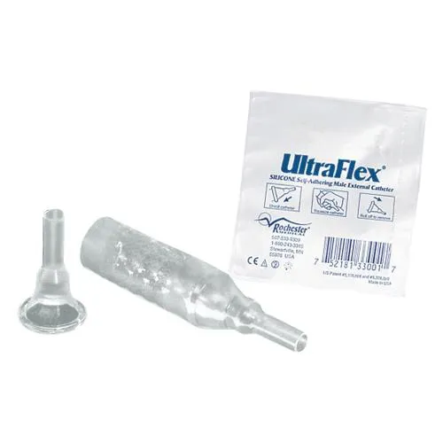 Bard Rochester - 33105 - Male External Catheter, UltraFlex, 41mm, X-Large, Silicone, Self-Adhesive, 100/cs