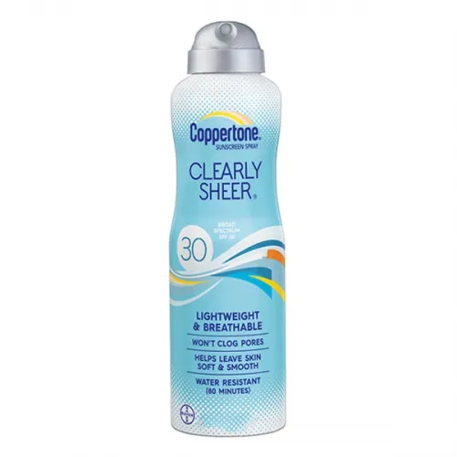 Bayer - 00582 - Clearly Sheer Continuous Spray Sunscreen with SPF 30