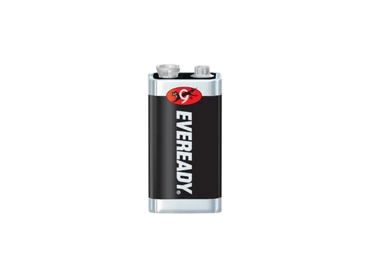 Energizer - 1222 - Battery, Alkaline, 1222, CZ, 9V, 400mAh, Snap Contact, Industrial Pack
