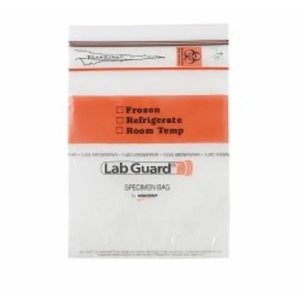 Minigrip - From: MGTZ69 To: MGTZ69RD - Lab Guard TearZone Specimen Transport Bag with Document Pouch Lab Guard TearZone 6 X 9 Inch Zip Closure Biohazard Symbol / Storage Instructions NonSterile