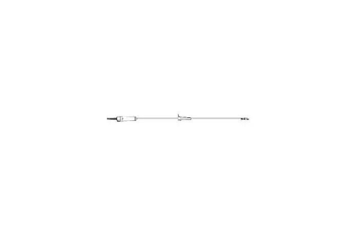 BD Becton Dickinson - 11448964 - Secondary Set, Roller Clamp, Spin Male Luer Lock with Hanger, Not Made with DEHP, 20 drop/L, Fluid Path, Sterile, (Continental US Only)
