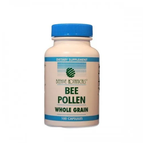 Beehive Botanicals - 107 - Pollen Whole Grain Capsules, 500 Mg (domestic)