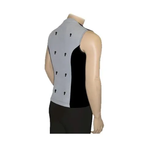 Biomedical Life Systems - BioKnit - KV1004823 - Full Back Conductive Vest with (8) 2" x 3" Fabric Electrodes, Large.