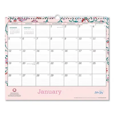 Blue Sky - From: BLS101630 To: BLS101632 - Breast Cancer Awareness Wall Calendar