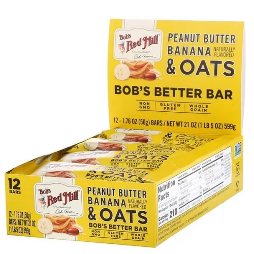 Bobs Red Mill - 235302 - Bobs Red Mill Gluten-Free Oat Bars Peanut Butter Banana 12 (1.76 oz.) bars