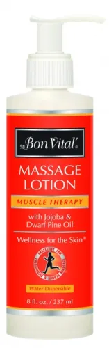 Fabrication Enterprises - 13-3520-12 - Bon Vital Muscle Therapy Massage Lotion - with Pump