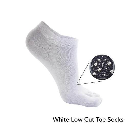 Bonny Silver - From: BS106|01|102 To: BS106|02|103 - 10% Pure Silver Low Cut (ankle High) Toe Socks For Sensitive Foots