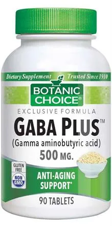 Botanic Choice - 1308 - Gaba Plus  500 Mg