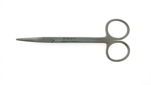 BR Surgical - From: BR08-37111 To: BR08-37111SCS - Strabismus/baby Metzenbaum Scissors Blunt/blunt, Curved, Serrated, Supercut