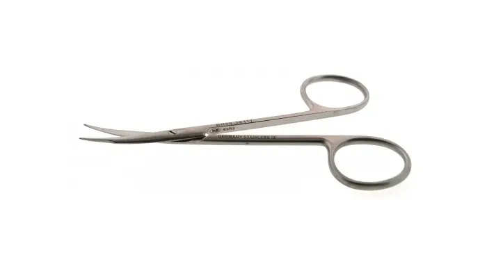 BR Surgical - BR08-36111SCS - Stevens Tenotomy Scissors Curved, Sharp/sharp, Serrated, Supercut