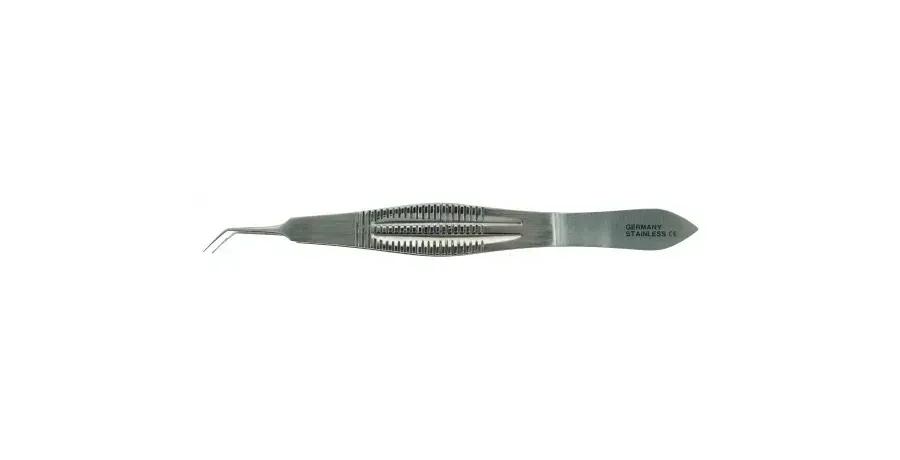 BR Surgical - BR43-15001 - Castroviejo Suturing Forceps, 1x2 Teeth,  Tip 0.5mm,  4¼"