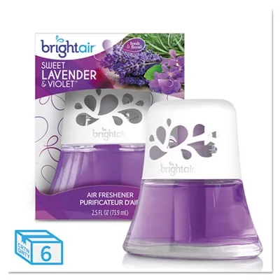 Brightair - BRI900288CT - Scented Oil Air Freshener Sweet Lavender And Violet, 2.5 Oz, 6/Carton