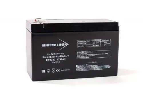 Brightway Batteries - BW 1280 - 12V 8AH - Sealed AGM Battery cross to 7AH, 7.2AH, 7.5AH, 8AH