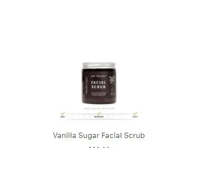 Skynny - BSCRUBSU4 - Vanilla Sugar Facial Scrub