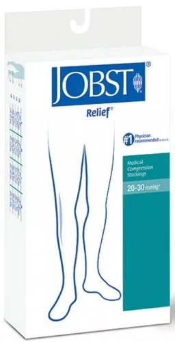 BSN Jobst - 114208 - Compression Stocking Thigh High 20-30mmHG Silicone Band Small Beige Closed Toe