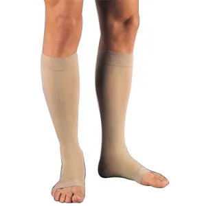 Bsn Jobst - 114696 - Relief Knee-High Firm Compression Stockings Large Full Calf, Beige