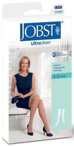 BSN Jobst - 119328 - UltraSheer Supportwear Women's Knee-High Mild Compression Stockings, Silky