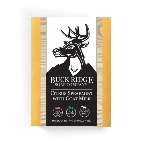 Buck Ridge - CITSPEARGOAT - Citrus Spearmint With Goat Milk Handmade Soap