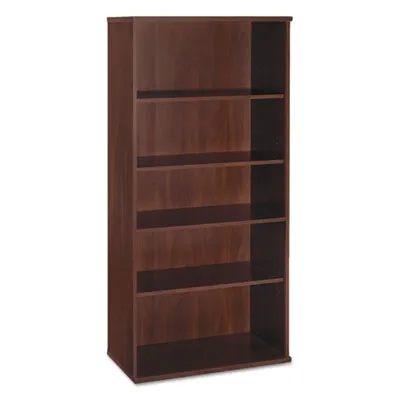 Bushindust - From: BSHWC24414 To: BSHWC72414 - Series C Collection 36W 5 Shelf Bookcase