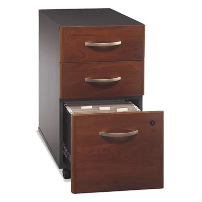 Bushindust - From: BSHWC24453SU To: BSHWC72453SU - Series C Collection 3 Drawer Mobile Pedestal (Assembled)
