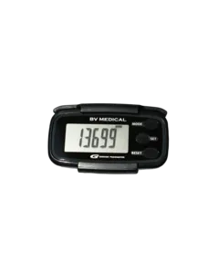 BV Medical - 70-500-000 - 3D Pedometer: Tracks Steps, Aerobic Steps, Distance, Calories Burned. With 7Day Memory And Clock. Bulk (Whito Box).