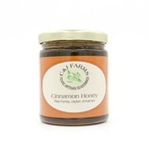 C & J Farms - 81441202383 - Cinnamon Infused Raw Honey