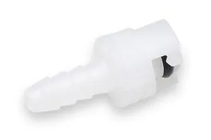 Cables and Sensors - BP17 - BP17 NIBP Connector Male Twist-Lock, 5.00mm Barb Diameter, Plastic POM, Compatible w/ OEM: 330091, 5082-182, CN-BP17, PM17 (DROP SHIP ONLY) (Freight Terms are Prepaid & Added to Invoice - Contact Vendor for Specifics)