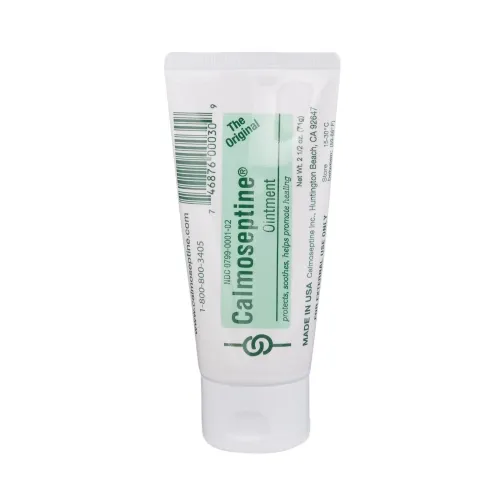 Calmoseptine - 00799000102 - Skin Protectant 2.5 oz. Tube Menthol Scent Ointment