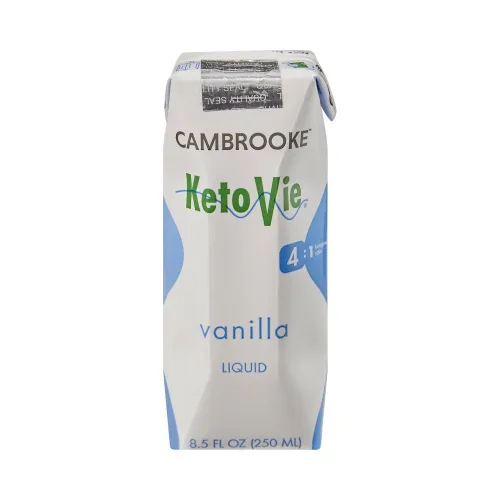 Cambrooke - 50203 - KetoVie 4:1 Ready To Drink Nutrionally Complete Ketogenic Formula 8.5 oz, Vanilla