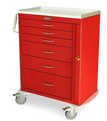 Capsa Healthcare - From: AM9MC-LCD-A-DR520 To: AM9MC-LCD-B-DR221 - Medical Cart