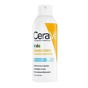 Cardinal Health - 923383 - CeraVe Sunscreen Wet Skin Spray SPF 50 for Kids, 5 fl oz.
