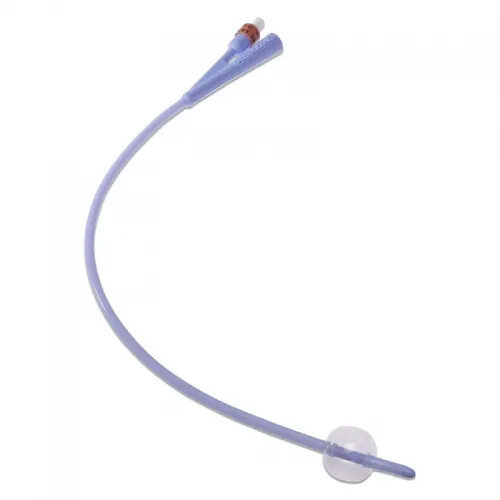 Cardinal Health - 20512C - Dover 2 Way Silicone Foley Catheter 12 fr 16" L, 5 cc, Coude Tip, 100% Silicone, Latex free
