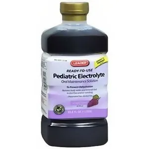 Cardinal Health - 2417525 - Leader Pediatric Electrolyte Grape Solution