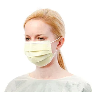 Cardinal Health - AT771212 - Procedure Mask, Pleated, White with Pediatric Print, Cellulose Outer Layer, Filtered Media Middle Layer, Bicomponent Nonwoven Inner Layer, Ear Loop, Pediatric Size, 75/bx, 10 bx/cs (Continental US Only)