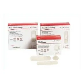 Cardinal Health - C-BDSSP - Med Sheer Adhesive Bandage Spot 7/8", Sterile, Latex Free. Not made with Natural Rubber Latex.