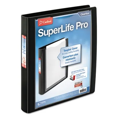 Cardinalbr - From: CRD54651 To: CRD54662 - Superlife Pro Easy Open Clearvue Locking Slant-D Ring Binder