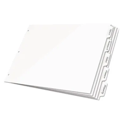 Cardinalbr - From: CRD84270 To: CRD84272 - Write N Erase Tabloid Index Dividers