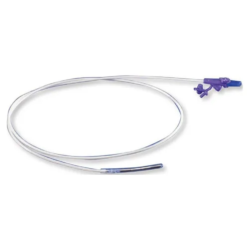 Cardinal Health - Kangaroo - 8884710867E -   Nasogastric Feeding Tube with ENFit Connection, 5 Gram Weighted Dobbhoff Tip, Stylet, 8 French, 43" (109 cm) Length, Radiopaque Polyurethane, Centimeter Markings, DEHP Free.