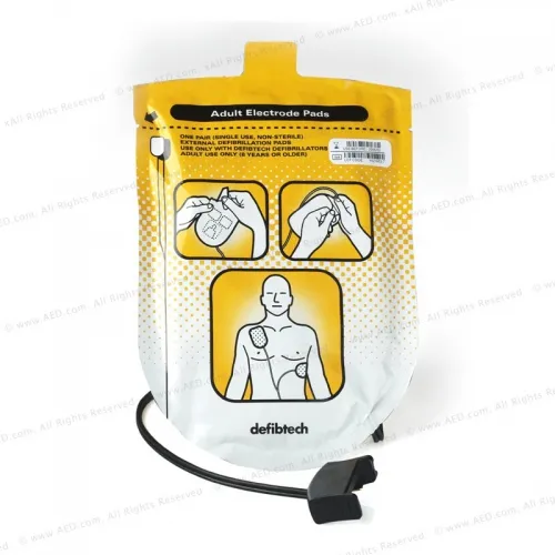 Cardio Partners - From: 0710-0130 To: 0710-0137 - Defibtech Adult Defibrillation Pads Package