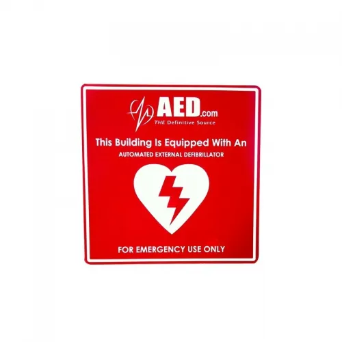Cardio Partners - AEDCOMDECAL-SM - AEDcom Decal  4x4