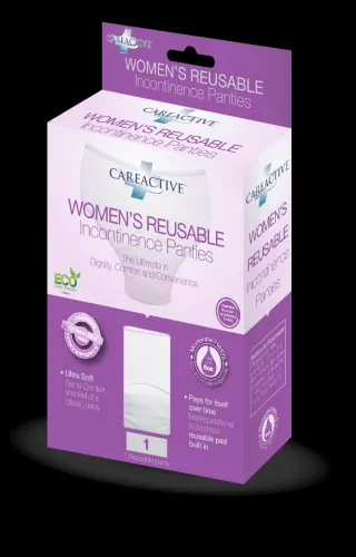 CareActive - 2465-5-WHT - Ladies Reusable Incontinence Panty 2X